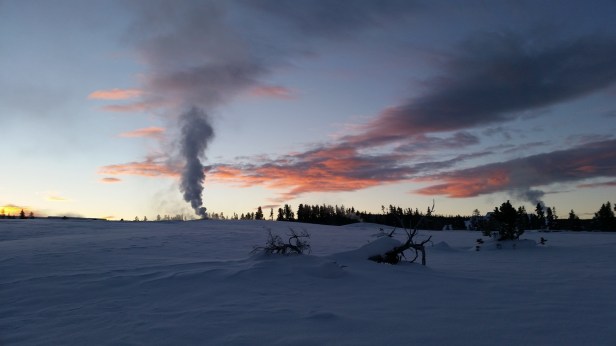 old-faithful-sunrise