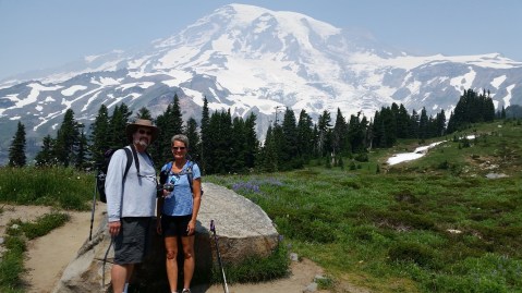 Rainier Mike and Kathy