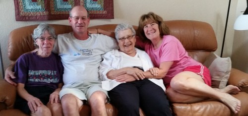 With Mom in Apache Junction