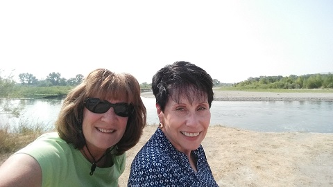 Missouri Headwaters State Park - Patty and Ginny