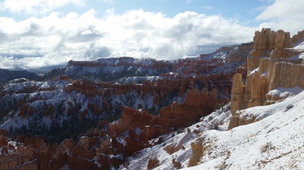 Snow in Bryce Canyon National Park
