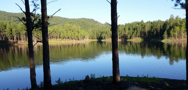 Pactola Lake at sunrise