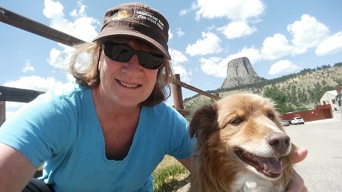 Patty and Rae at Devils Tower