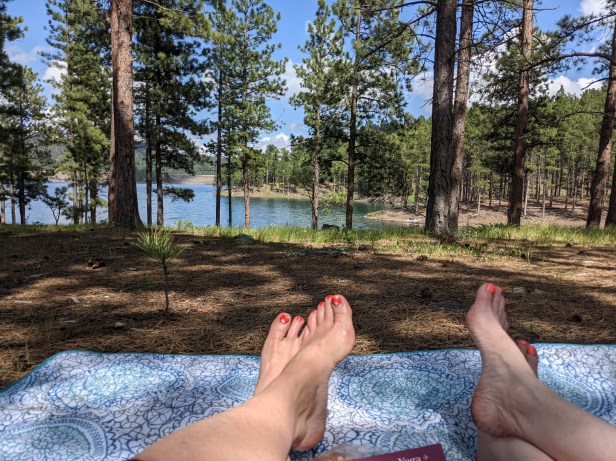 Me and Jane at Pactola Lake in SD